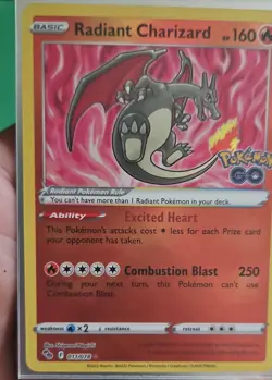 Radiant Charizard 011/078 Pokemon GO Holo - Image 1