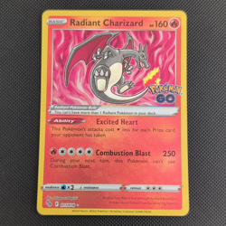 Radiant Charizard 011/078 Pokemon GO English Radiant Rare Holo - Image 1