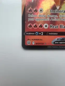 Pokemon Charizard V 017/172 Brilliant Stars Ultra Rare Holo Near Mint - Image 2