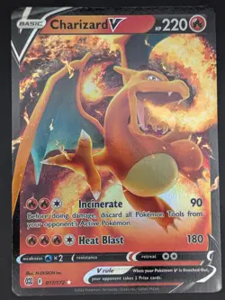 Charizard V 017/172 Holo Near Mint Brilliant Stars V Rare Pokemon - Image 1