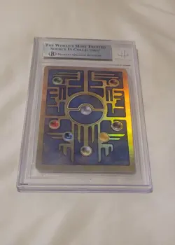 1999-2002 Pokemon Movie Promos Ancient Mew Holo BGS Beckett 8 - Image 4