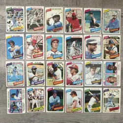 1980 Topps Baseball 500+ Singles NO DUPES RC Stars Legends Future HOFU See Pics - Image 2