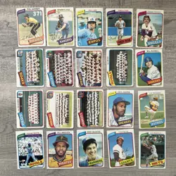 1980 Topps Baseball 500+ Singles NO DUPES RC Stars Legends Future HOFU See Pics - Image 3