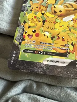 JUMBO Pikachu V Union Card SWSH141 Oversized Promo Pokemon Celebrations 25th NM - Image 2
