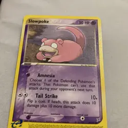 Pokemon TCG Slowpoke Team Magma vs Team Aqua 45/95 Card Regular Common - Image 1