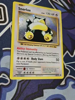 Pokemon TCG Snorlax Holo Black Star Promo Card XY179 2016 Evolutions - Image 5