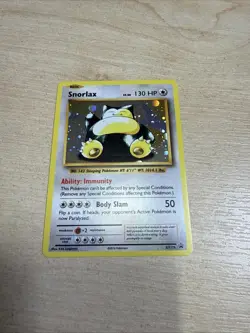 Pokemon TCG Snorlax XY179 Black Star Promo 2016 Holo Card - Image 1