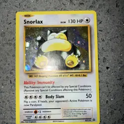 Pokemon TCG Snorlax XY179 Black Star Promo 2016 Holo Card - Image 1