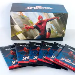 Lot Of 6 Magic The Gathering Marvel's Spider Man Play Booster Packs - Image 1