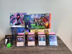Magic: The Gathering UB TMNT 200+ Card Bundle Lot 40 Uncommon 42 Land 13 Token - Image 2