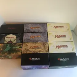 Lot of 11 MTG Magic The Gathering Empty Card Storage Bundle Boxes Collectible - Image 2