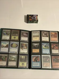 VINTAGE Magic The Gathering Card Collection Lot of 400+ With Card Guard Binder - Image 4