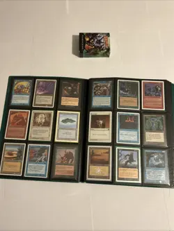 VINTAGE Magic The Gathering Card Collection Lot of 400+ With Card Guard Binder - Image 5