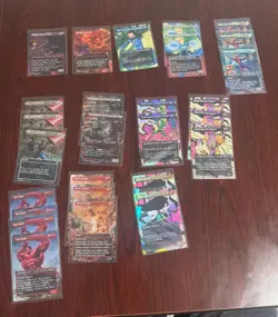 Magic The Gathering MARVEL SUPER HEROES UNCOMMON SHOWCASE FOIL LOT - Image 1