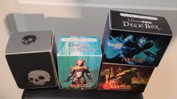 MTG Ultra Pro Deck Box Lot (4) - Skull, Dimir, Gruul, Magic The Gathering - Image 2