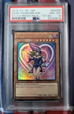 Dark Magician Girl -MVP1-EN056 - Ultra Rare - 1st Edition - PSA 8 - YuGiOh Card - Image 1