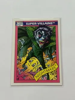 1990 Marvel Comics Super Heroes & Villains NIGHTMARE Card #56 - Image 1