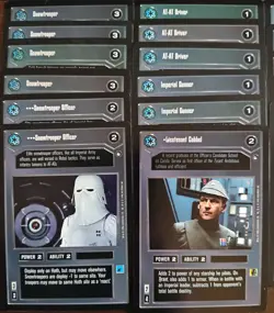 Star Wars CCG Decipher - Hoth - 140 Card Lot - 70 Light + 70 Dark Side - Image 3