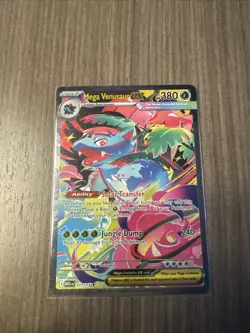 Pokemon Mega Venusaur EX SIR 177/132 Mega Evolution English TCG NM - Image 1