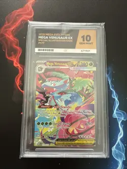Pokemon TCG Mega Venusaur EX 177/132 Sir Mega Evolution - Image 1