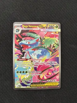 Pokemon TCG Mega Venusaur EX 177/132 SIR Mega Evolutions NM - Image 1
