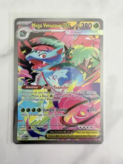 Pokemon TCG Mega Venusaur EX 177/132 SIR Mega Evolutions NM - Image 1