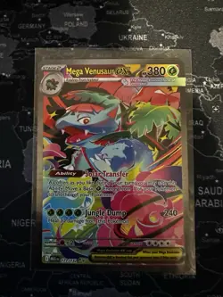 Pokemon TCG Mega Venusaur EX 177/132 SIR Mega Evolutions NM - Image 4