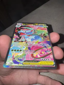 Pokemon TCG Mega Evolution Mega Venusaur EX Card 177/132 Sir NM Condition - Image 5