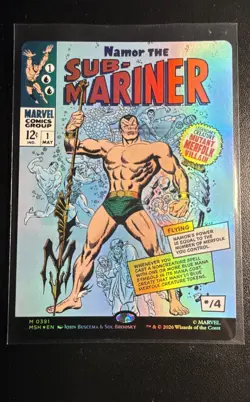 Namor the Sub-Mariner (Borderless) (0391) Marvel Super Heroes Foil - Image 1