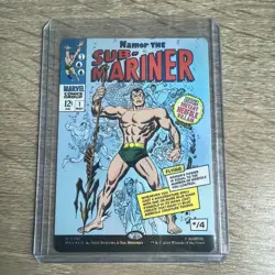 Namor the Sub-Mariner (Borderless) (0391) Marvel Super Heroes Foil Comic Art - Image 1