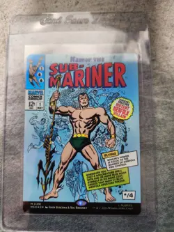Namor the Sub-Mariner (Borderless) (0391) Marvel Super Heroes Foil - Image 1