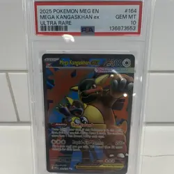 Mega Kangaskhan EX 164/132 ME01 Mega Evolution Holo Ultra Rare PSA 10 - Image 1
