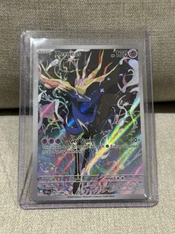 Pokemon TCG Xerneas 091/086 Crown Zenith Rare Full Art Holo Card English - Image 3