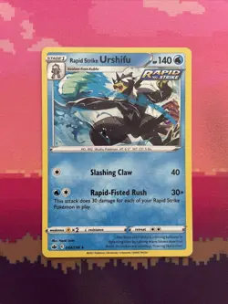 Pokemon Card Urshifu Chilling Reign Holo Rare 044/198 Near Mint - Image 1