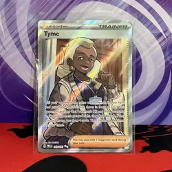 Tyme 143/131 SV: Prismatic Evolutions - Pokemon Card - NM - Image 1