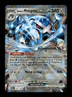 Steven's Metagross ex 145/182 - Destined Rivals - Pokemon Trading Card Game - Image 1