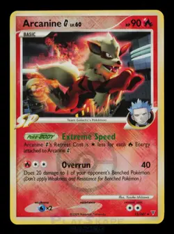 Pokemon Card Arcanine G 15/147 Supreme Victors Reverse Holo Rare Promo NM 2009 - Image 1