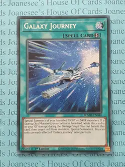 BLMM-EN040 Galaxy Journey Secret Rare Yu-Gi-Oh Card 1st Edition New - Image 1