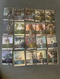 Final Fantasy TCG L/H/S Lot 20 Cards - Image 1
