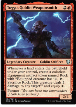 MTG - Toggo, Goblin Weaponsmith - CMR Commander Legends Uncommon 204/361 - Image 1