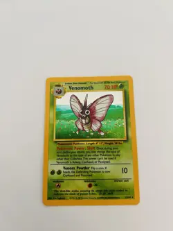 Venomoth - 13/64 - Pokemon Jungle No Symbol Holo Rare Card WOTC NM - Image 1