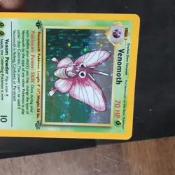 Pokemon Card Venomoth Jungle 1st Edition Rare Holo 13/64 WOTC - Image 3