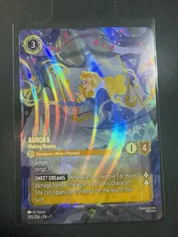 Aurora Waking Beauty 205/204 Enchanted Archazia's Island LP Disney Lorcana - Image 1