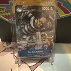 Mr.3(Galdino) OP16-056 Alt Art - The Time of Battle One Piece Card NM English - Image 1