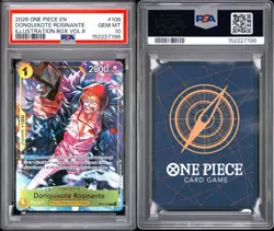 2026 ONE PIECE PROMO ILLUSTRATION BOX VOL.6 #108 DONQUIXOTE ROSINANTE PSA 10 - Image 3