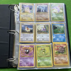 Pokemon Vintage Binder 1999 with Cards - Image 3