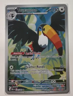 Pokemon Toucannon 094/084 Pitch Black Illustration Rare Full Art Holo TCG NM - Image 1