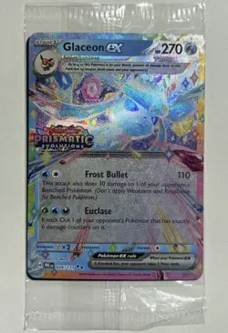 Pokemon TCG: Glaceon ex 026/131 Stamped Promo Prismatic Evolutions | New Sealed - Image 1