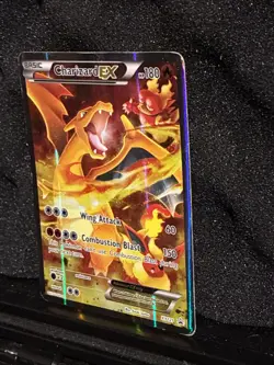 Charizard EX XY121 Full Art Holo Promo Black Star Basic Dragon HP180 Pokemon TCG - Image 3