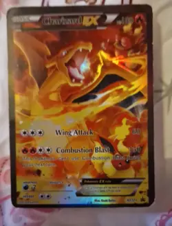 Pokemon TCG Charizard EX XY121 Black Star Promo Holo rare error print - Image 1